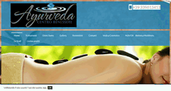 Desktop Screenshot of benessereayurveda.net